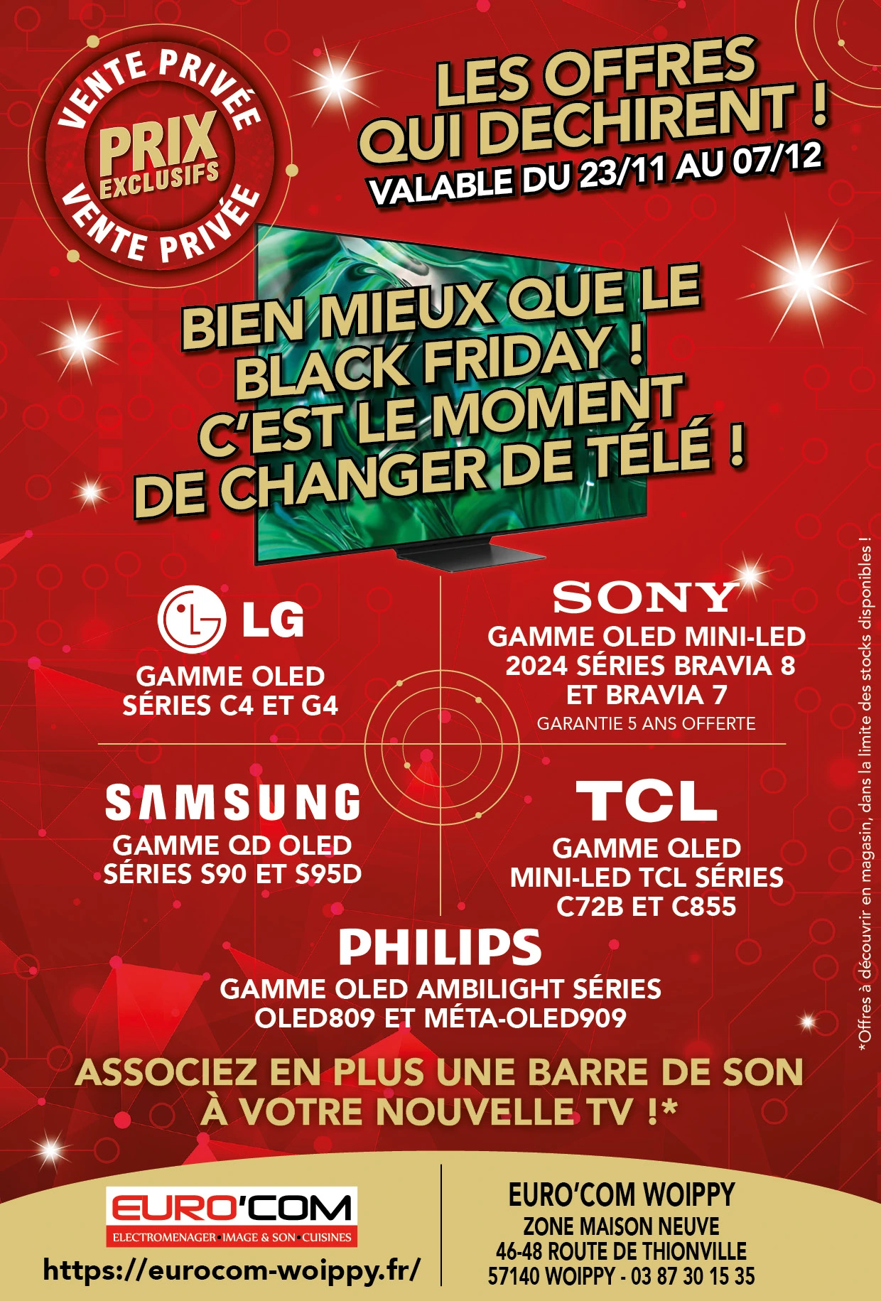 Bien mieux que le Black Friday ! C'est le moment de changer de télé !